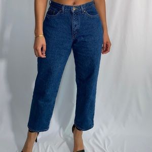 Vintage LL Bean Flannel Lined Relaxed Fit Jeans